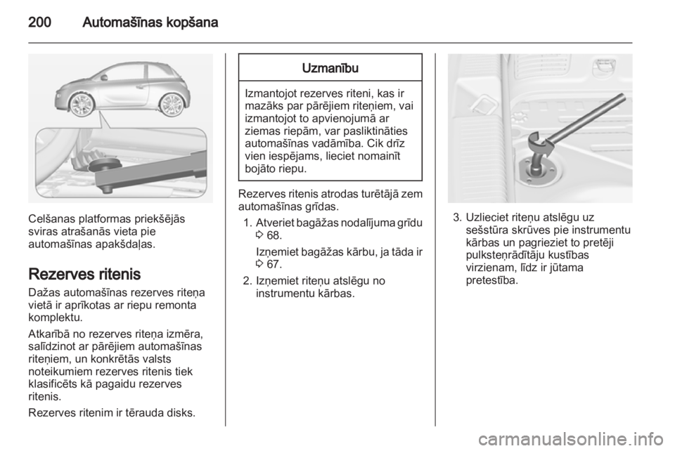 OPEL ADAM 2013.5  Īpašnieka rokasgrāmata (in Latvian) 