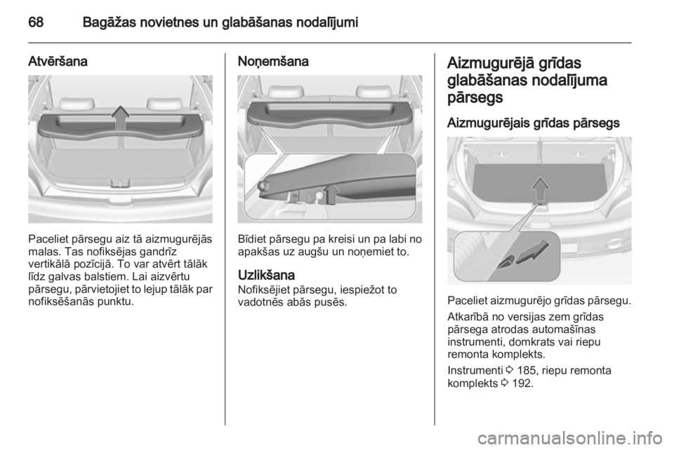 OPEL ADAM 2013.5  Īpašnieka rokasgrāmata (in Latvian) 