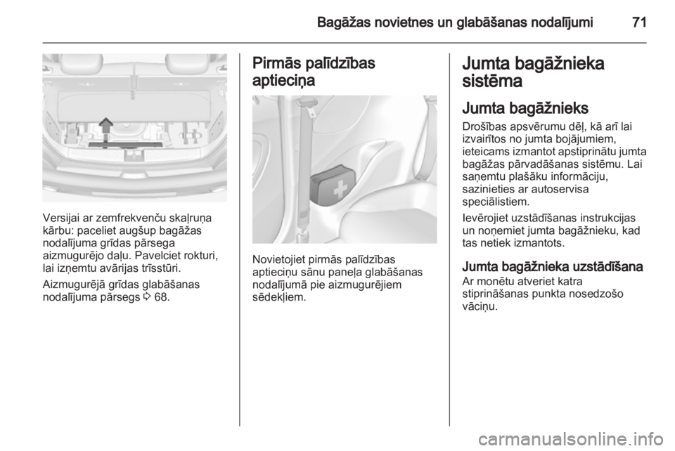 OPEL ADAM 2013.5  Īpašnieka rokasgrāmata (in Latvian) 