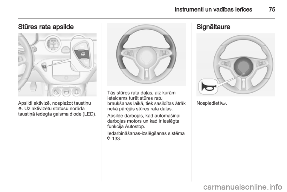 OPEL ADAM 2013.5  Īpašnieka rokasgrāmata (in Latvian) 