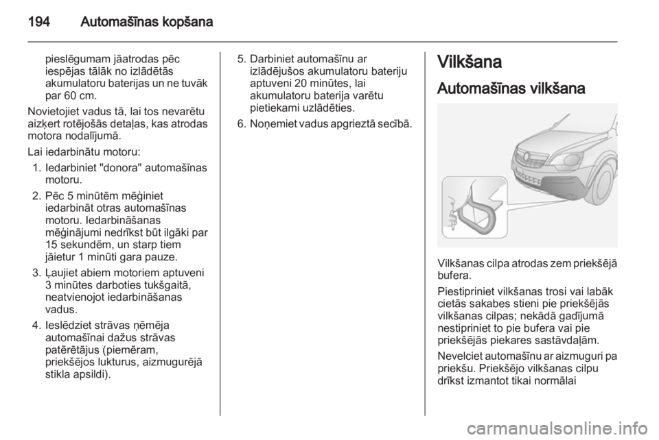 OPEL ANTARA 2011  Īpašnieka rokasgrāmata (in Latvian) 