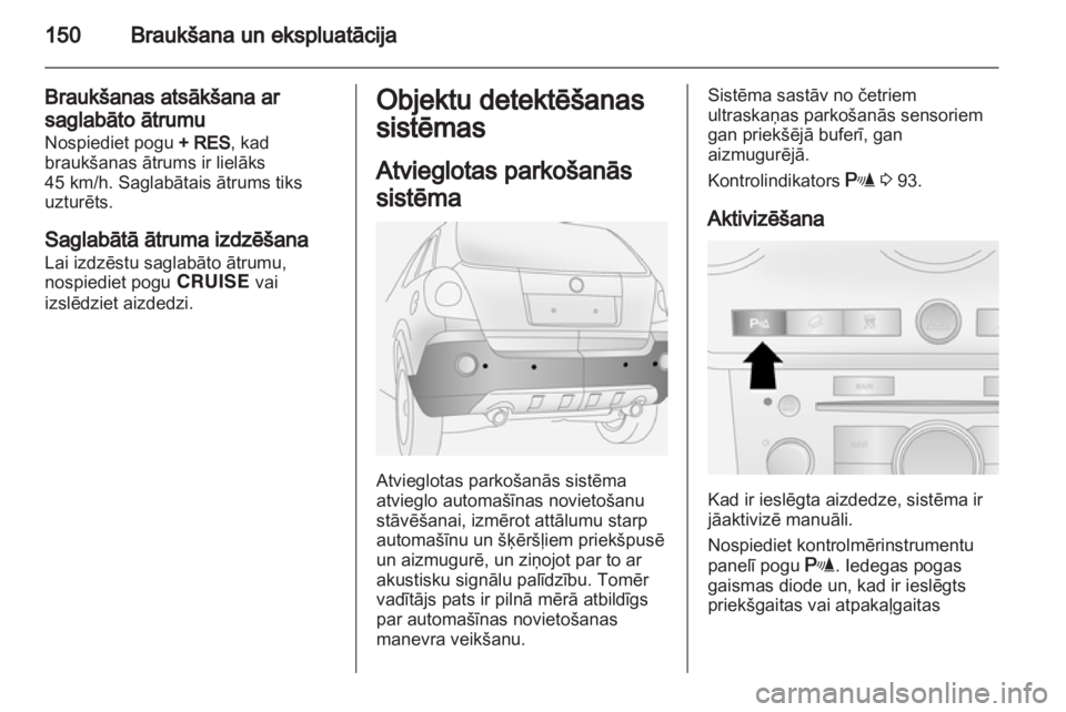 OPEL ANTARA 2013.5  Īpašnieka rokasgrāmata (in Latvian) 