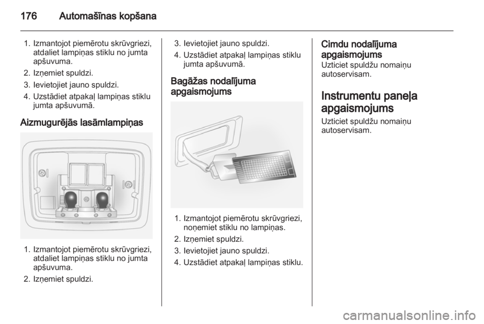 OPEL ANTARA 2013.5  Īpašnieka rokasgrāmata (in Latvian) 