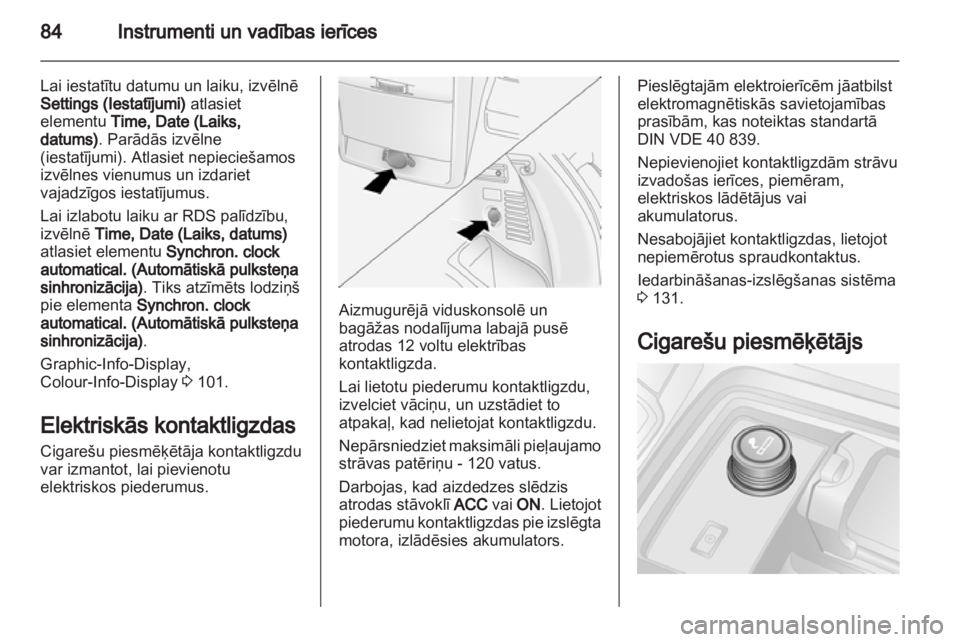 OPEL ANTARA 2013.5  Īpašnieka rokasgrāmata (in Latvian) 