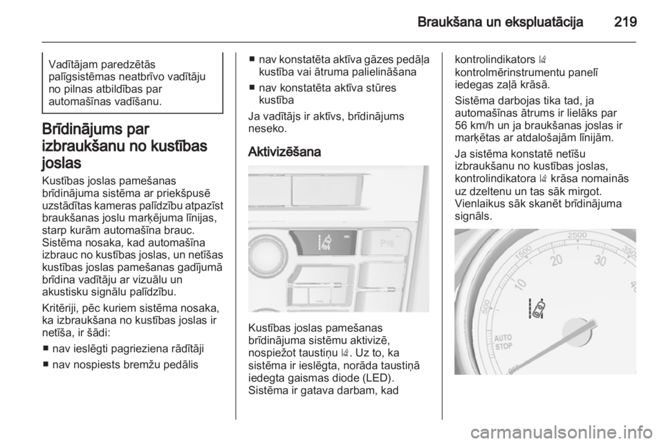 OPEL ASTRA J 2013  Īpašnieka rokasgrāmata (in Latvian) 