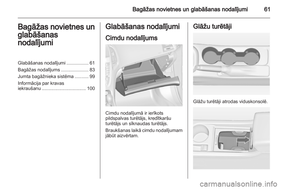 OPEL ASTRA J 2013  Īpašnieka rokasgrāmata (in Latvian) 