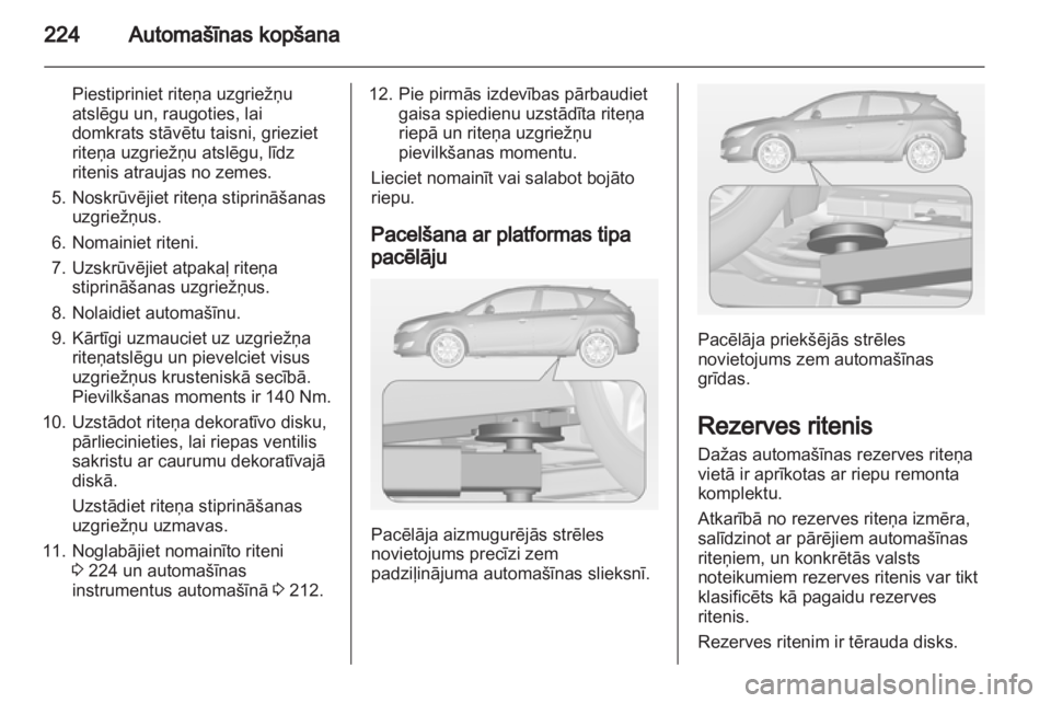 OPEL ASTRA J HB5 & ST 2012  Īpašnieka rokasgrāmata (in Latvian) 