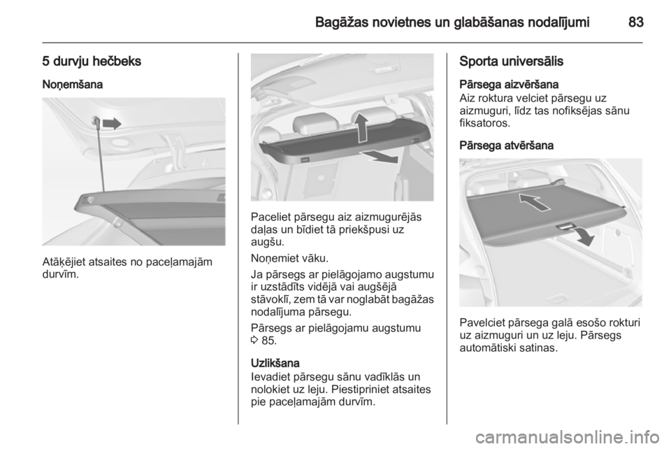 OPEL ASTRA J HB5 & ST 2012  Īpašnieka rokasgrāmata (in Latvian) 