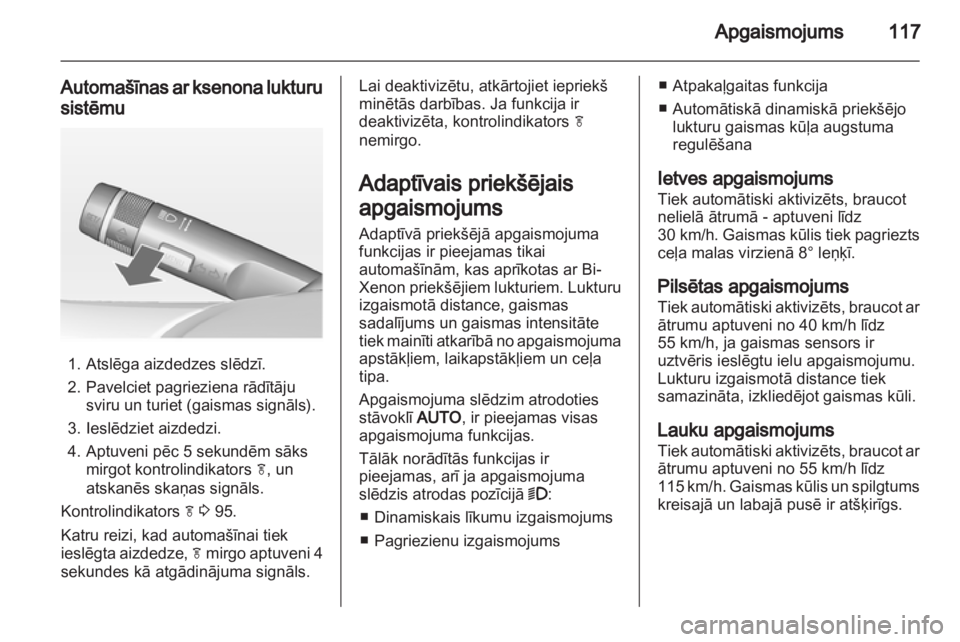 OPEL CASCADA 2013.5  Īpašnieka rokasgrāmata (in Latvian) 