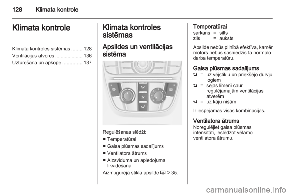 OPEL CASCADA 2013.5  Īpašnieka rokasgrāmata (in Latvian) 