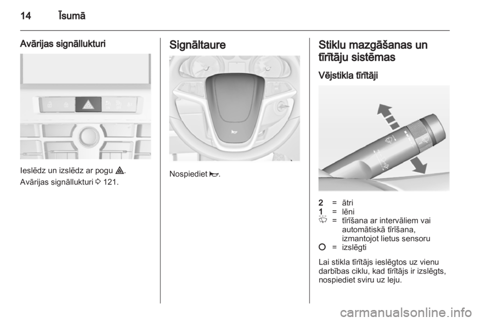 OPEL CASCADA 2013.5  Īpašnieka rokasgrāmata (in Latvian) 