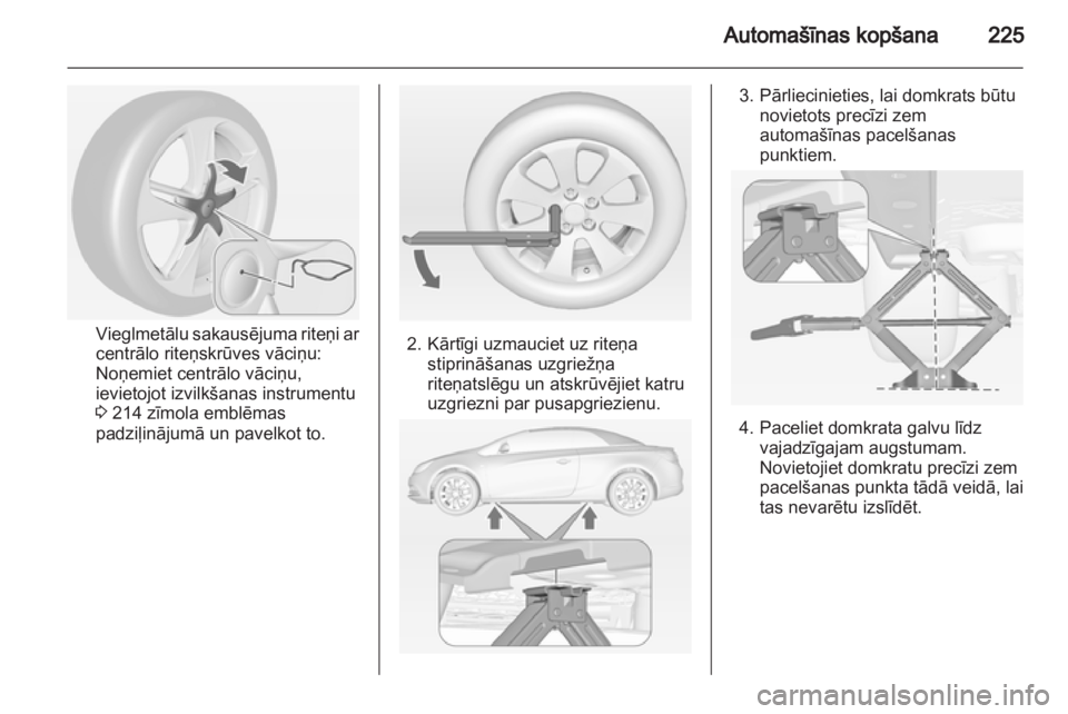 OPEL CASCADA 2013.5  Īpašnieka rokasgrāmata (in Latvian) 