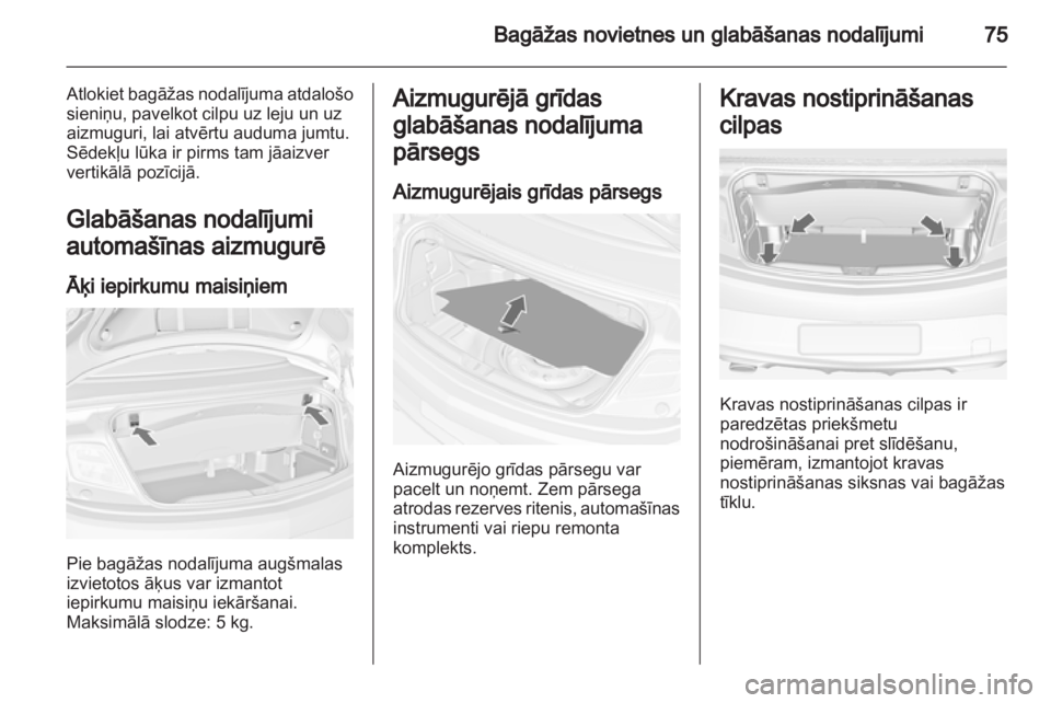 OPEL CASCADA 2013.5  Īpašnieka rokasgrāmata (in Latvian) 