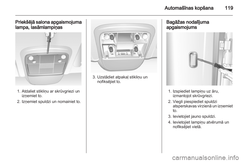 OPEL COMBO 2011.5  Īpašnieka rokasgrāmata (in Latvian) 