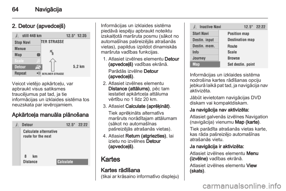 OPEL CORSA 2010.5  Informācijas un izklaides sistēmas rokasgrāmata (in Latvian) 
