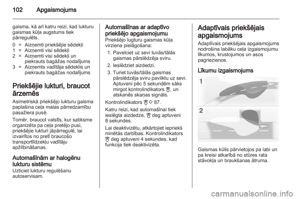 OPEL CORSA 2011.5  Īpašnieka rokasgrāmata (in Latvian) 