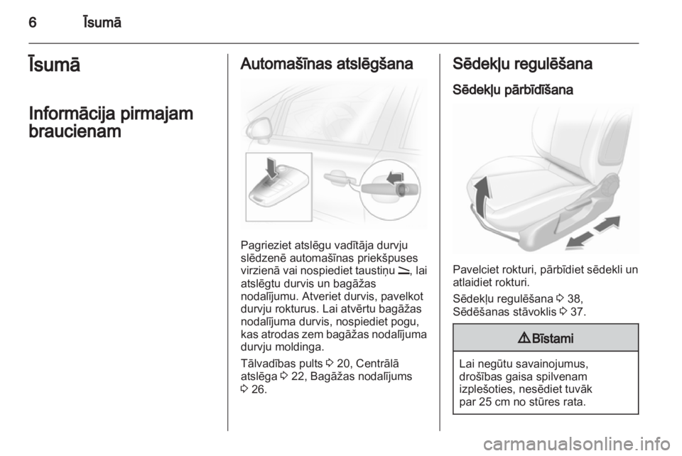 OPEL CORSA 2011.5  Īpašnieka rokasgrāmata (in Latvian) 