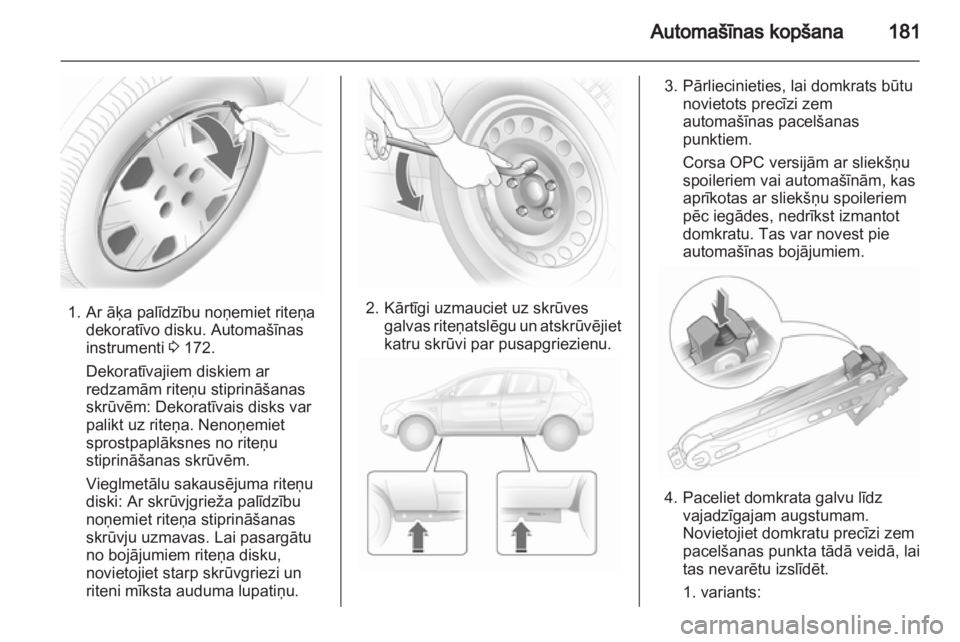 OPEL CORSA 2012  Īpašnieka rokasgrāmata (in Latvian) 