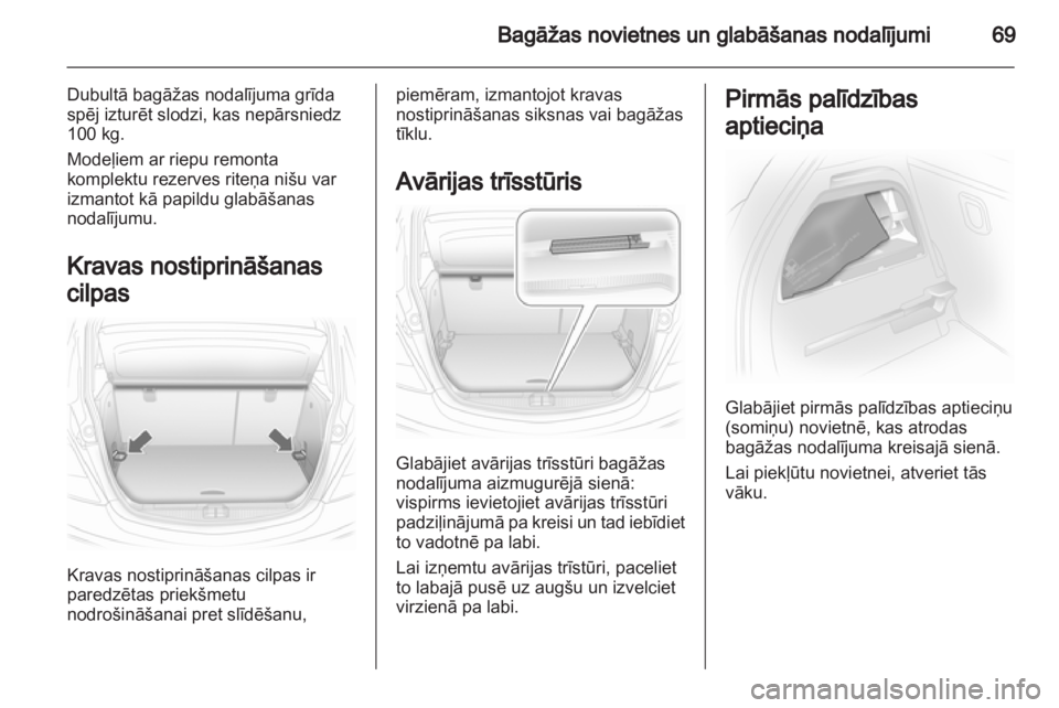 OPEL CORSA 2012  Īpašnieka rokasgrāmata (in Latvian) 