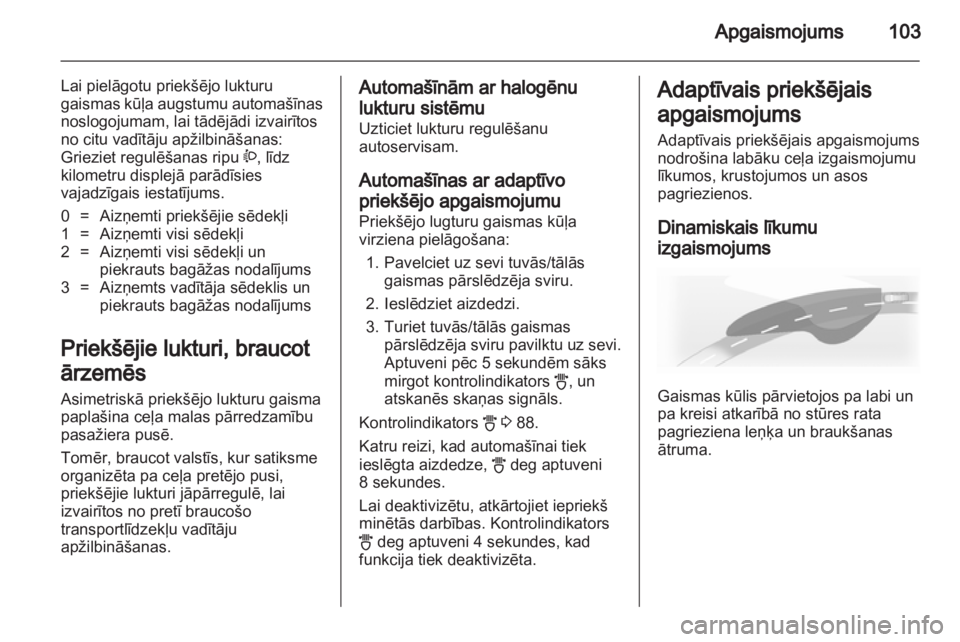 OPEL CORSA 2013  Īpašnieka rokasgrāmata (in Latvian) 