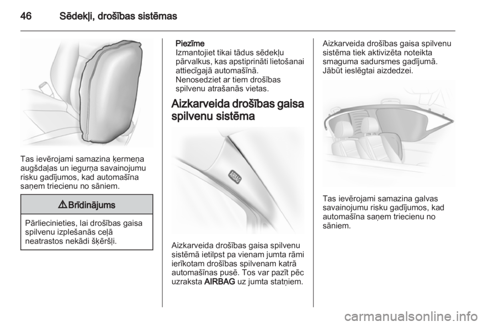 OPEL CORSA 2013  Īpašnieka rokasgrāmata (in Latvian) 