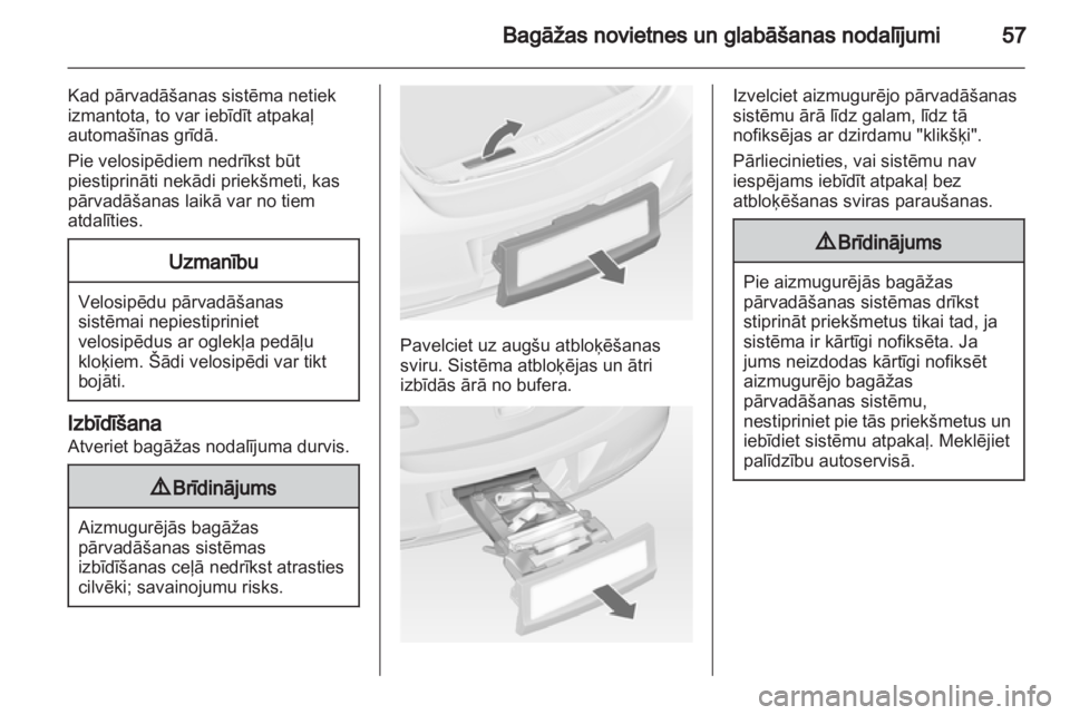 OPEL CORSA 2013.5  Īpašnieka rokasgrāmata (in Latvian) 
