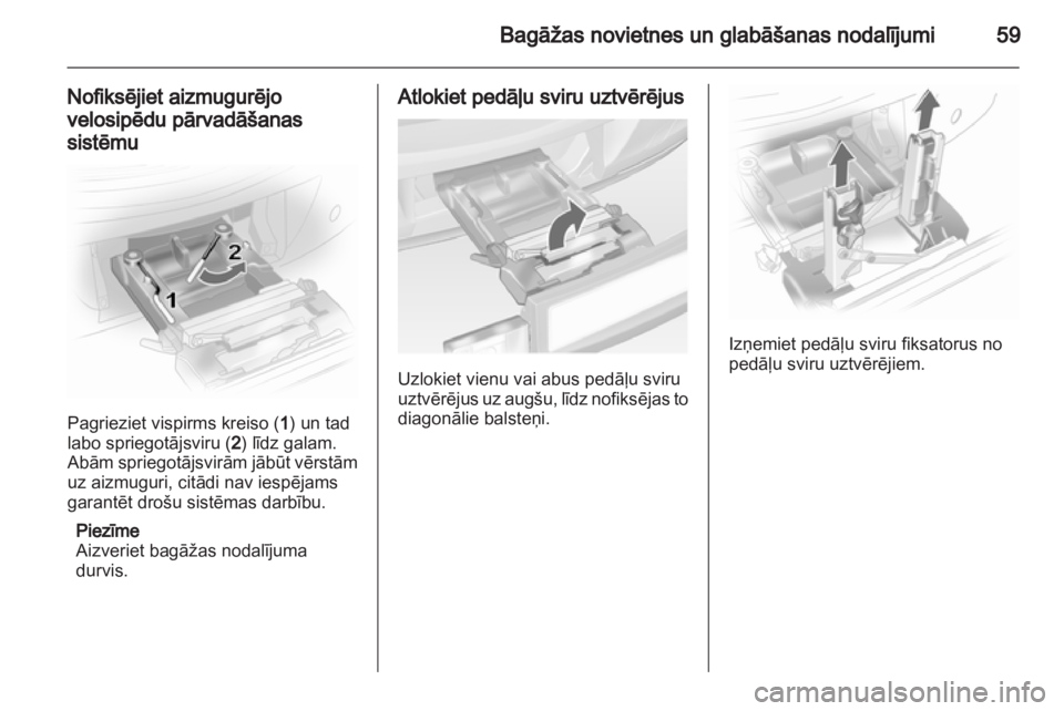 OPEL CORSA 2013.5  Īpašnieka rokasgrāmata (in Latvian) 