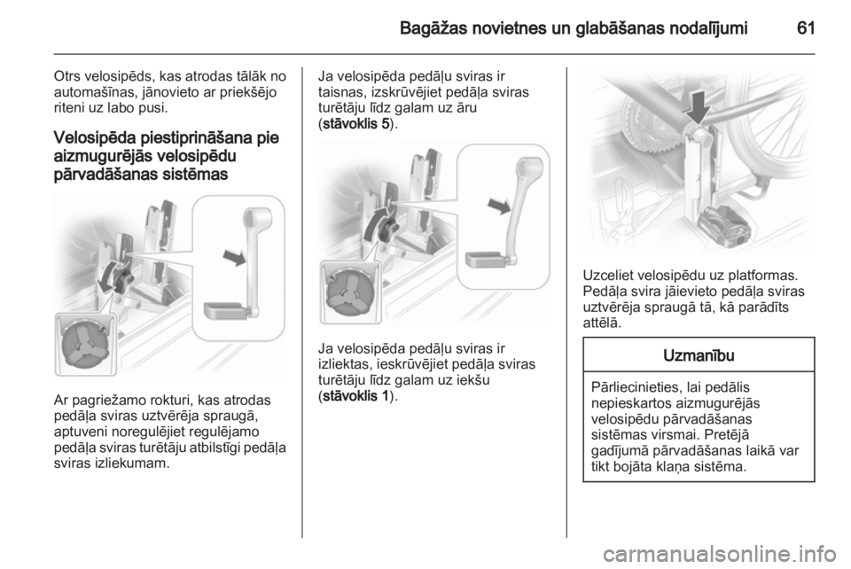 OPEL CORSA 2013.5  Īpašnieka rokasgrāmata (in Latvian) 