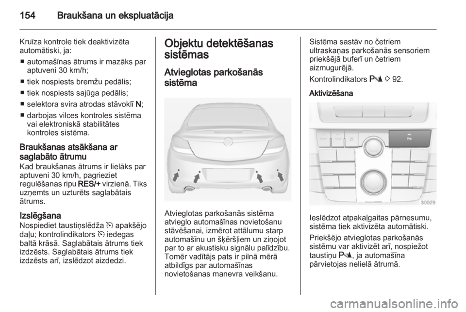 OPEL INSIGNIA 2010.5  Īpašnieka rokasgrāmata (in Latvian) 