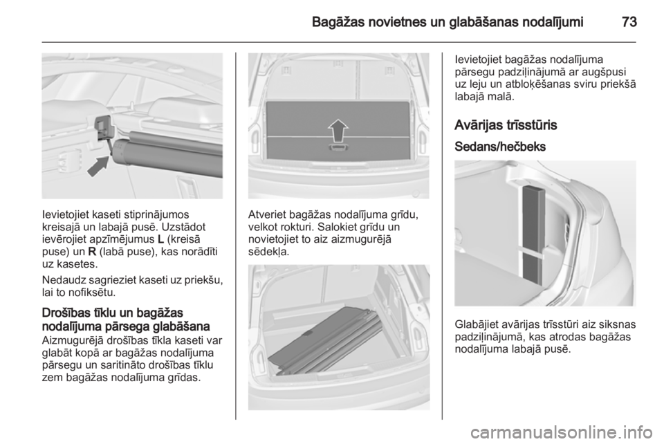OPEL INSIGNIA 2010.5  Īpašnieka rokasgrāmata (in Latvian) 