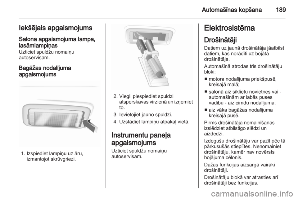 OPEL INSIGNIA 2011  Īpašnieka rokasgrāmata (in Latvian) 