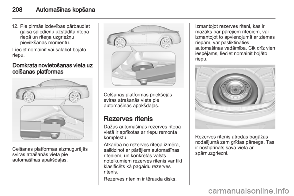 OPEL INSIGNIA 2011  Īpašnieka rokasgrāmata (in Latvian) 