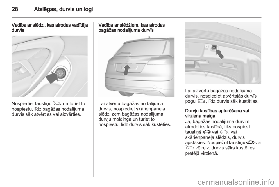 OPEL INSIGNIA 2011  Īpašnieka rokasgrāmata (in Latvian) 