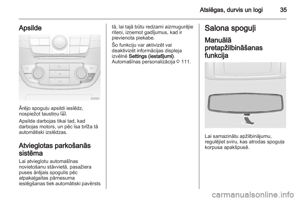 OPEL INSIGNIA 2011  Īpašnieka rokasgrāmata (in Latvian) 
