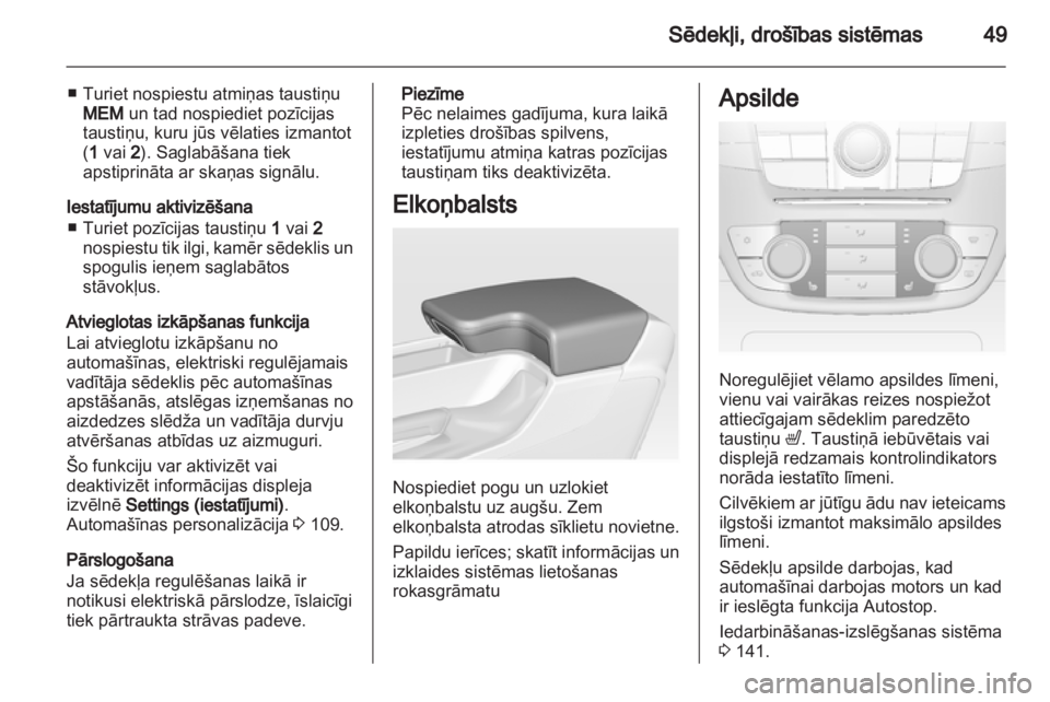 OPEL INSIGNIA 2012  Īpašnieka rokasgrāmata (in Latvian) 