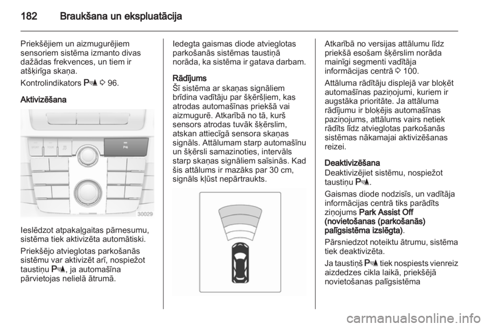 OPEL INSIGNIA 2013  Īpašnieka rokasgrāmata (in Latvian) 