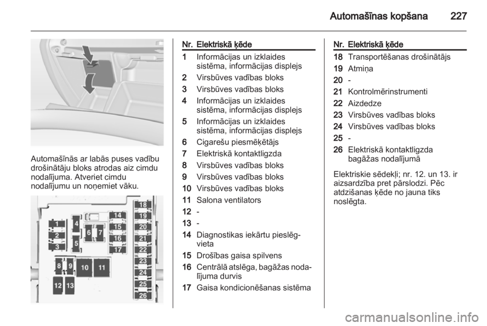OPEL INSIGNIA 2013  Īpašnieka rokasgrāmata (in Latvian) 