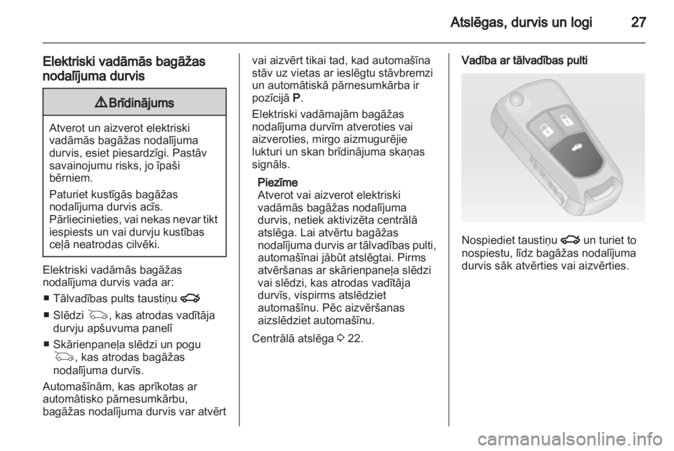 OPEL INSIGNIA 2013  Īpašnieka rokasgrāmata (in Latvian) 