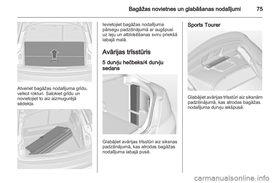 OPEL INSIGNIA 2013  Īpašnieka rokasgrāmata (in Latvian) 