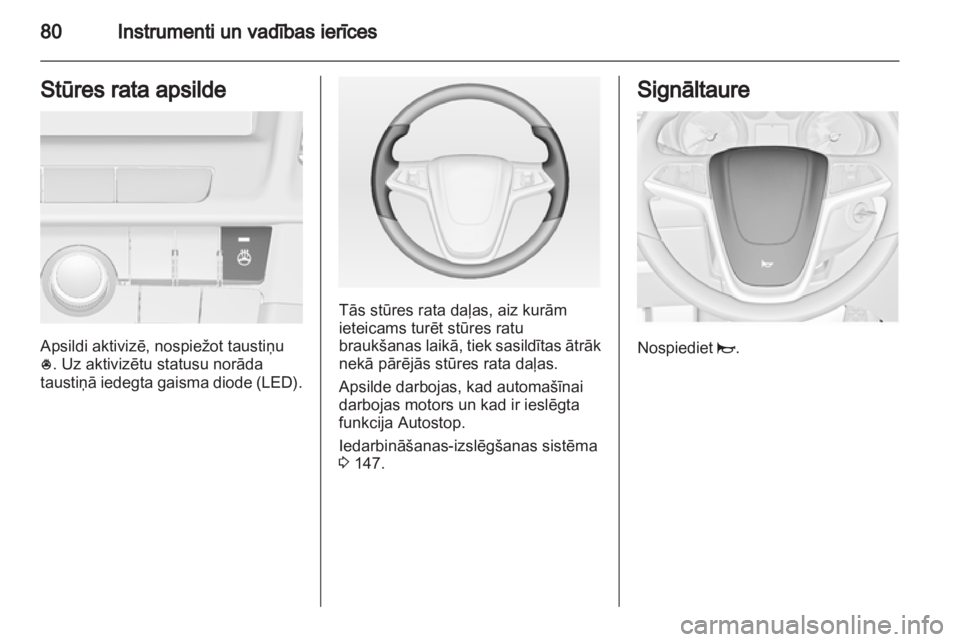 OPEL INSIGNIA 2013  Īpašnieka rokasgrāmata (in Latvian) 