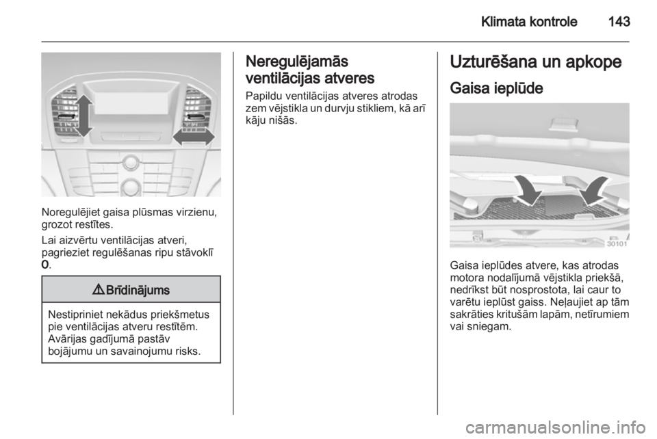 OPEL INSIGNIA 2013.5  Īpašnieka rokasgrāmata (in Latvian) 