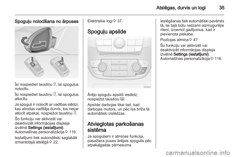 OPEL INSIGNIA 2013.5  Īpašnieka rokasgrāmata (in Latvian) 