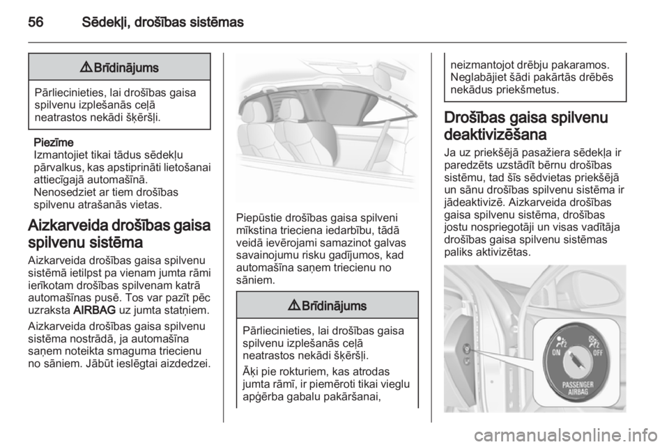 OPEL INSIGNIA 2013.5  Īpašnieka rokasgrāmata (in Latvian) 