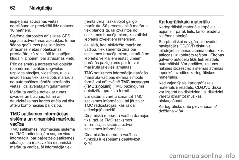 OPEL MERIVA 2011  Informācijas un izklaides sistēmas rokasgrāmata (in Latvian) 