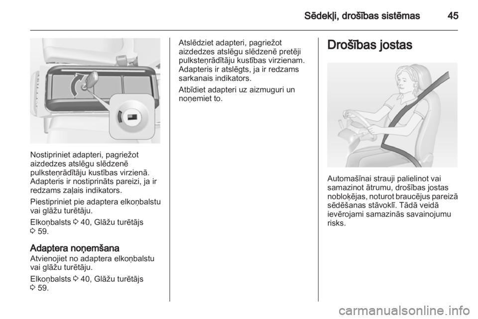OPEL MERIVA 2011  Īpašnieka rokasgrāmata (in Latvian) 