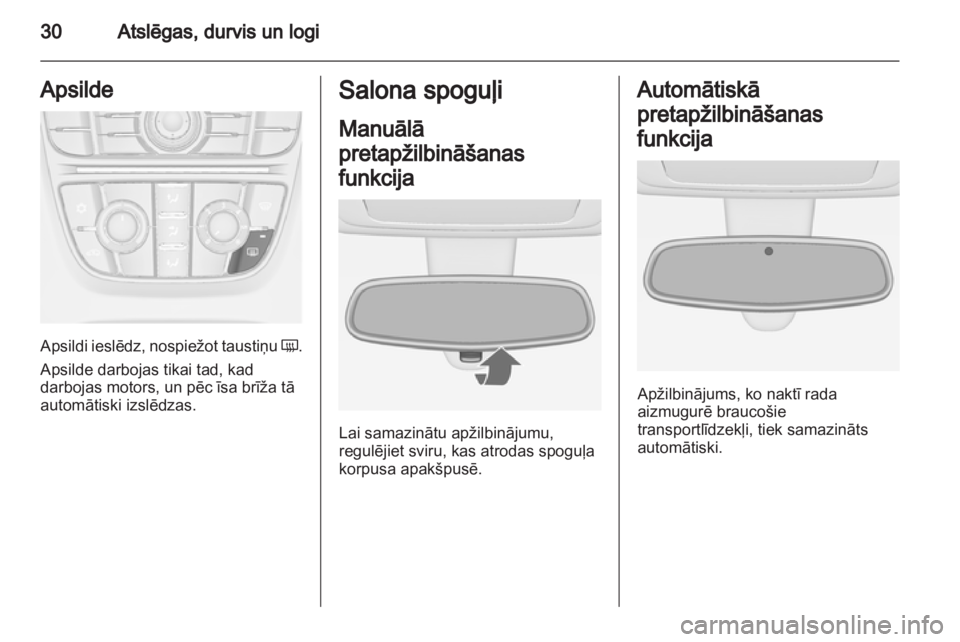 OPEL MERIVA 2011.5  Īpašnieka rokasgrāmata (in Latvian) 
