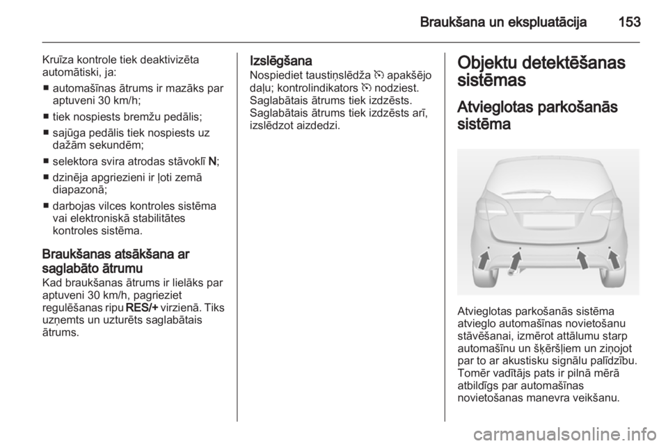 OPEL MERIVA 2013  Īpašnieka rokasgrāmata (in Latvian) 