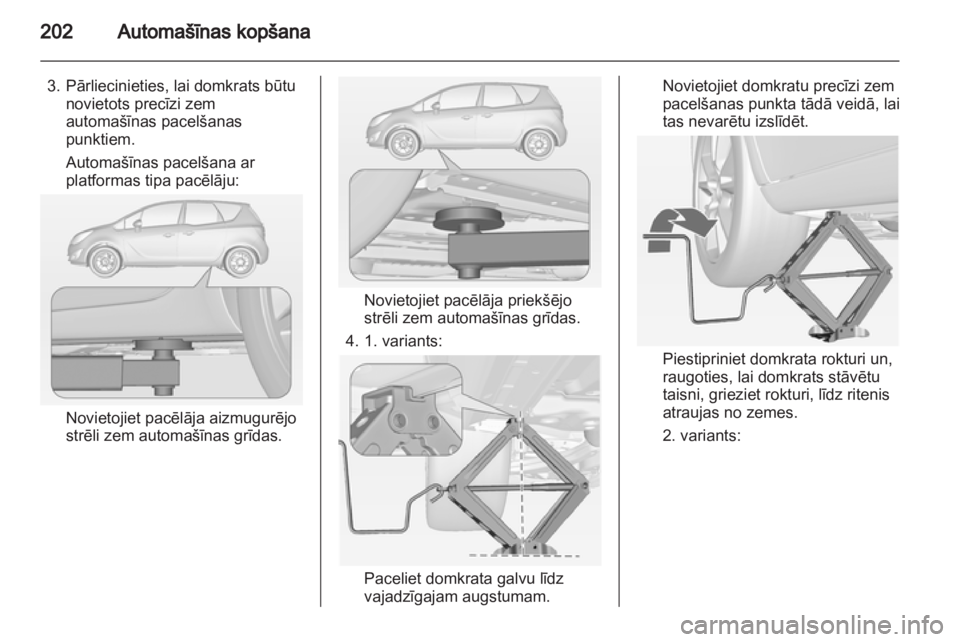 OPEL MERIVA 2013  Īpašnieka rokasgrāmata (in Latvian) 