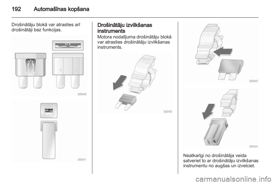 OPEL MERIVA 2013.5  Īpašnieka rokasgrāmata (in Latvian) 