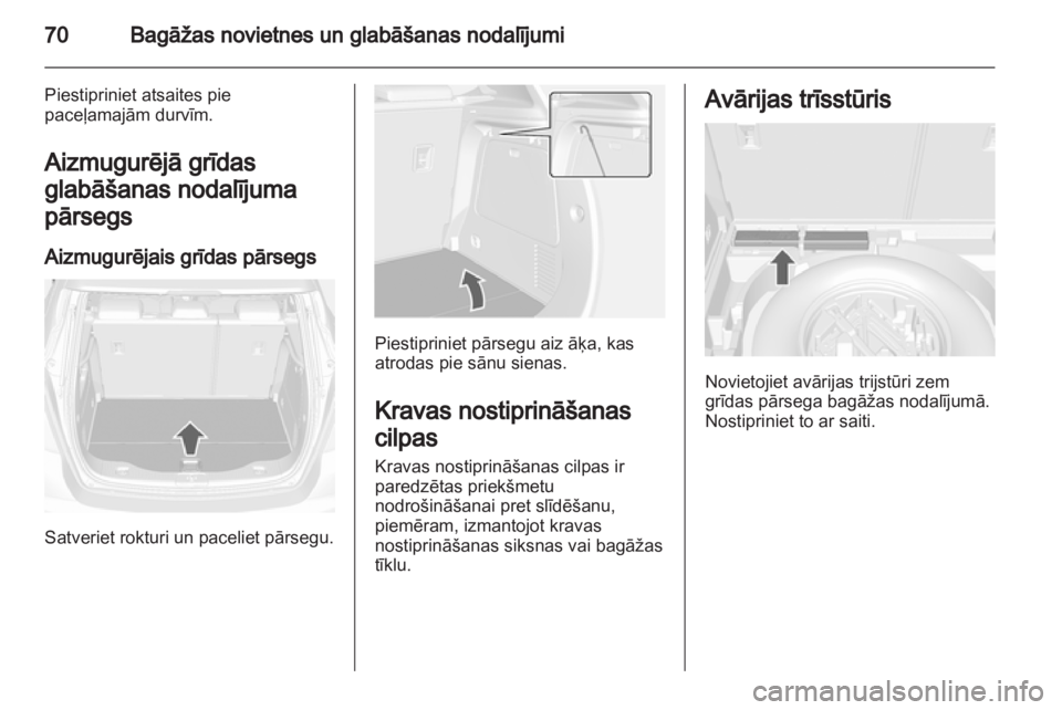 OPEL MOKKA 2013  Īpašnieka rokasgrāmata (in Latvian) 